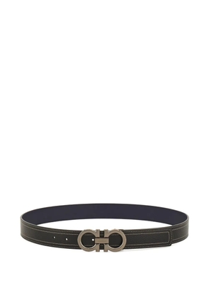 Ferragamo Gancini reversible belt - Black