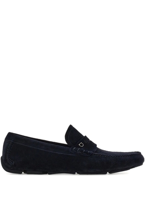 Ferragamo Gancini-plaque loafers - Blue