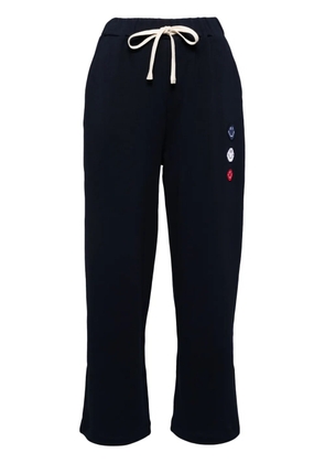 Joshua Sanders pixel-appliqué track pants - Blue