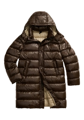 Blauer Carver hooded puffer coat - Brown