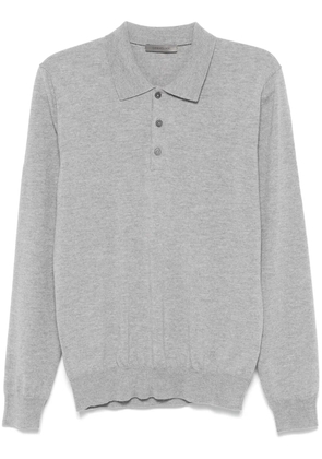 Corneliani virgin wool polo shirt - Grey