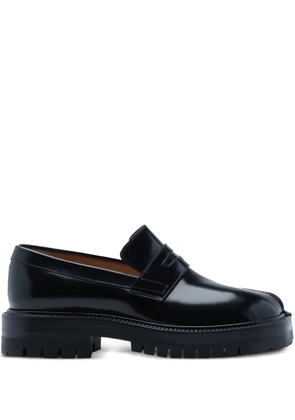 Maison Margiela Tabi County leather loafers - Black