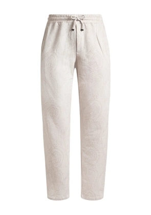 ETRO arnica-motif track trousers - Neutrals