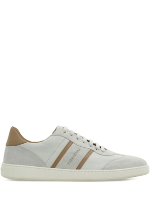 Ferragamo panelled sneakers - Blue