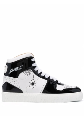Philipp Plein leather high-top sneakers - White