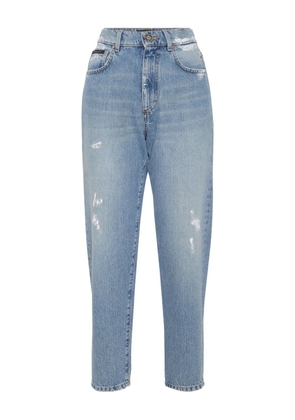 Philipp Plein Hexagon-logo jeans - Blue