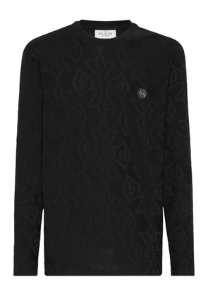 Philipp Plein Jacquard Crest T-shirt - Black