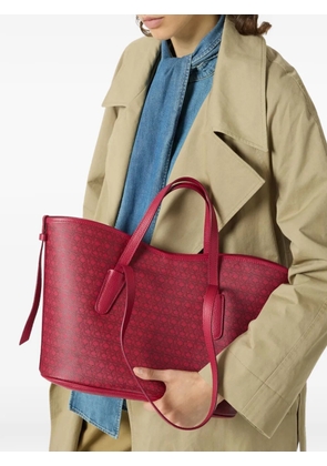 Coccinelle Mantas monogram-pattern tote bag - Red