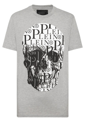 Philipp Plein Print skull T-shirt - Grey