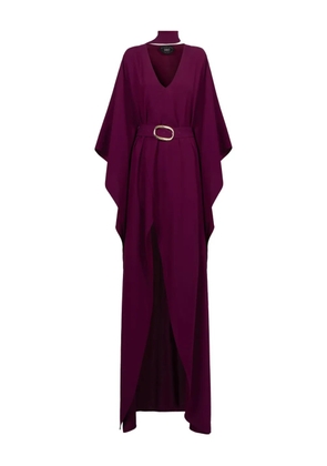 Taller Marmo Cassandra belted V-neck dress - Purple