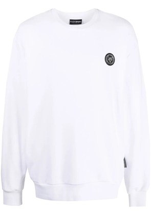 Plein Sport Statement logo-print sweatshirt - White