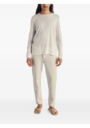 American Vintage long-sleeve round-neck T-shirt - White