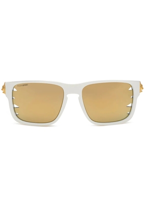 Plein Sport Gaze square-frame sunglasses - White