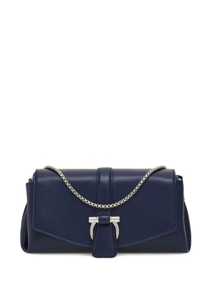 Ferragamo front-flap crossbody bag - Blue