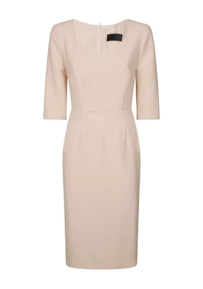 F.It scoop-neck midi dress - Neutrals