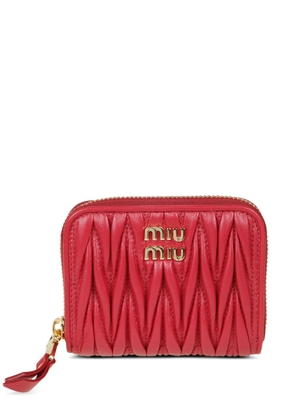 Miu Miu quilted wallet - Red