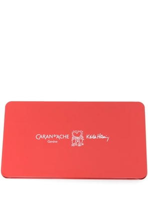 Caran d'Ache x Keith Haring mixed media set - Red