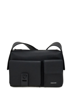Ferragamo leather shoulder bag - Black