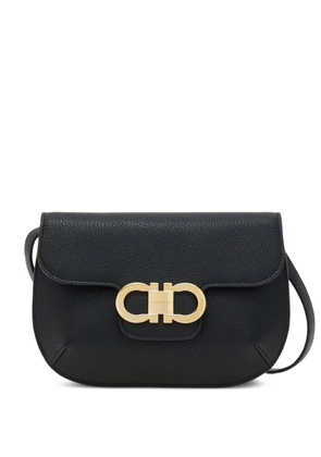 Ferragamo mini double-Gancini cross body bag - Black