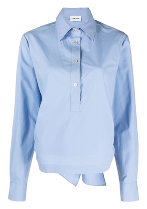 P.A.R.O.S.H. rear-tie cotton shirt - Blue