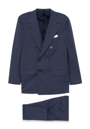 Kiton single-breasted suit - Blue