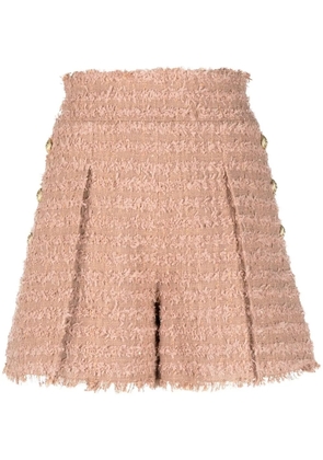 Balmain tweed tailored shorts - Neutrals