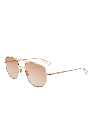 Ahlem x Campbell Addy 19 square-frame sunglasses - Gold