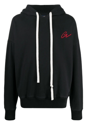 Paul & Shark slouchy logo embroidered hoodie - Blue