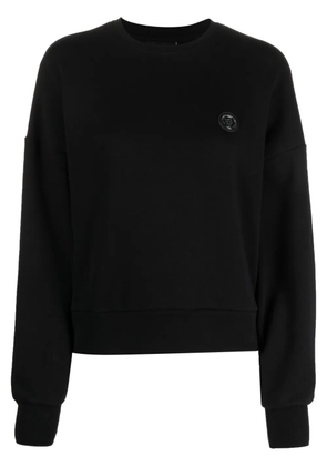 Plein Sport graphic-print cotton sweatshirt - Black