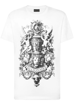 Billionaire logo-print T-shirt - White