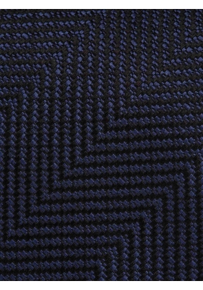 TOM FORD textured tie - Blue