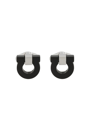 Ferragamo Gancini buckle cufflinks - Black