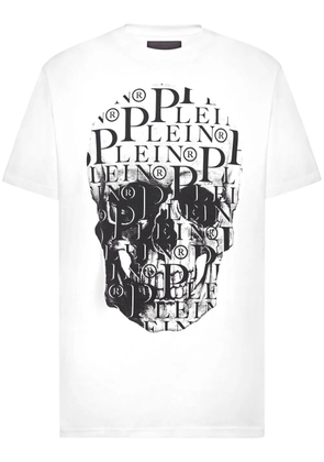 Philipp Plein skull-print cotton T-shirt - White