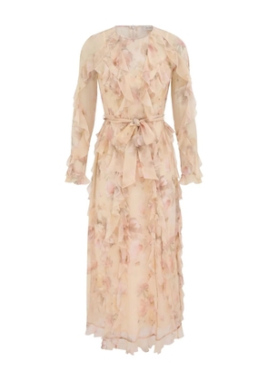 ZIMMERMANN Hypnotic Frill ruffled maxi dress - Neutrals