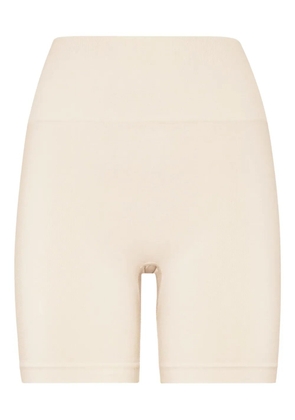 Plein Sport logo-waist cycling shorts - Neutrals