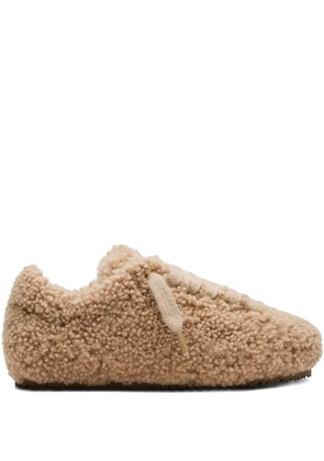 Axel Arigato Tact shearling-effect sneakers - Neutrals