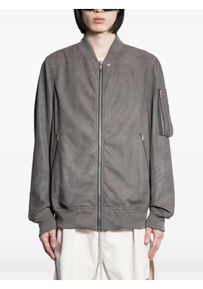 Rick Owens Classic Flight leather jacket - Grey