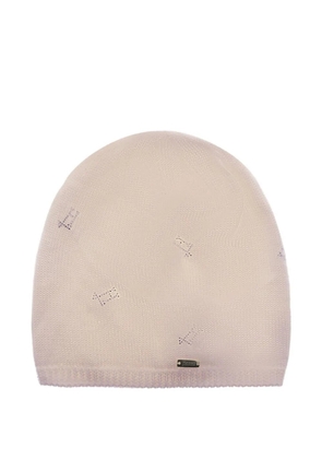 Herno logo beanie - White