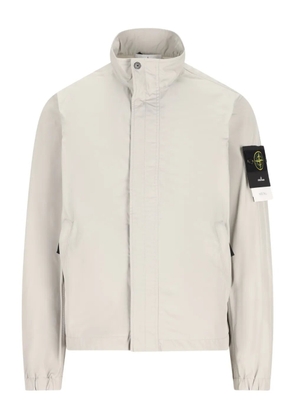 Stone Island high-neck patch jacket - Grey
