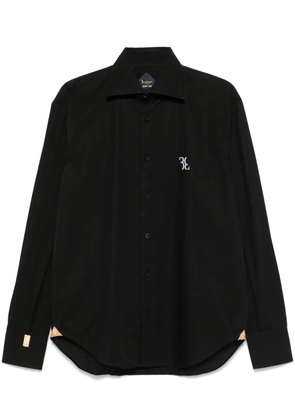 Billionaire logo-embroidered shirt - Black