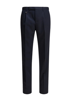 Prada triangle-logo trousers - Blue