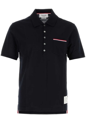 Thom Browne RWB stripe polo shirt - Blue