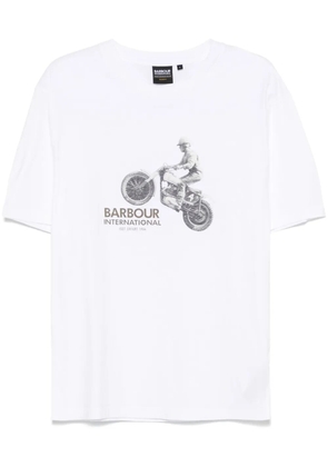 Barbour International graphic-print T-shirt - White