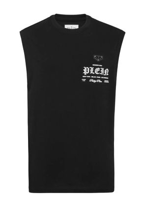 Philipp Plein round-neck sleeveless T-shirt - Black
