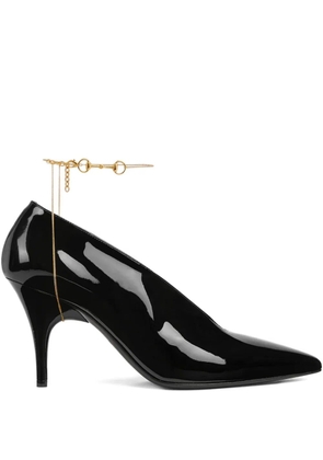 Gucci 85mm 97 patent leather pumps - Black