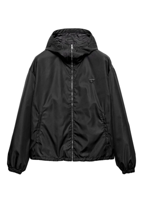 Prada hooded zip-front jacket - Black