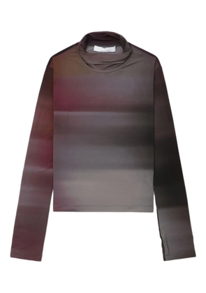 Helmut Lang turtleneck long-sleeved T-shirt - Purple