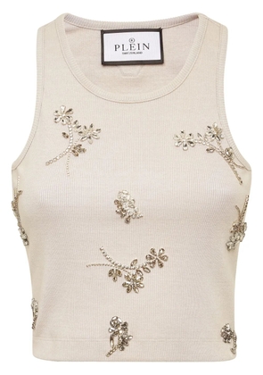 Philipp Plein Flowers tank top - Neutrals
