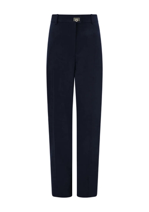 Ferragamo buckle tailored trousers - Blue