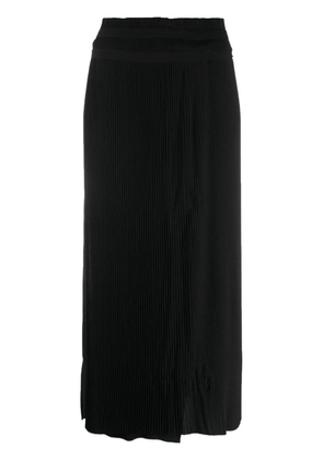Henrik Vibskov high-waisted pleated midi skirt - Black